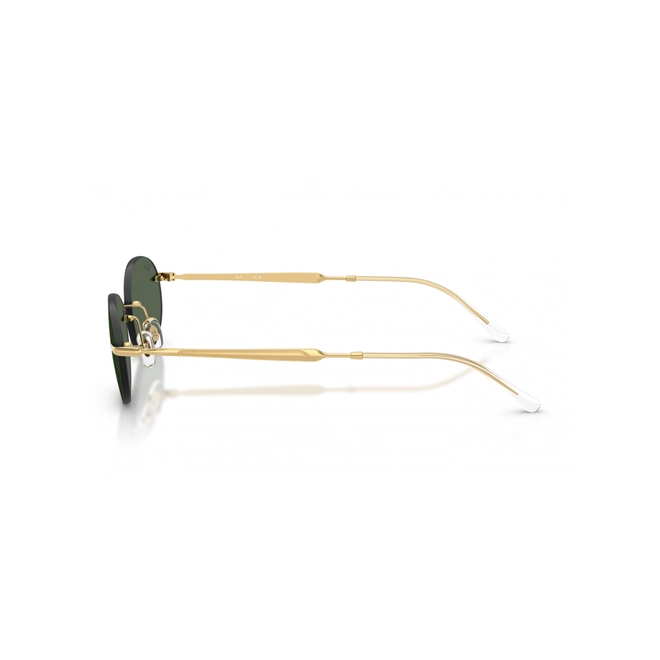 Óculos de Sol Ray-Ban 0RB3767 001/7154 Metal Dourado com lentes na cor Verde 4