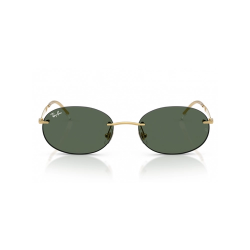 Óculos de Sol Ray-Ban 0RB3767 001/7154 Metal Dourado com lentes na cor Verde