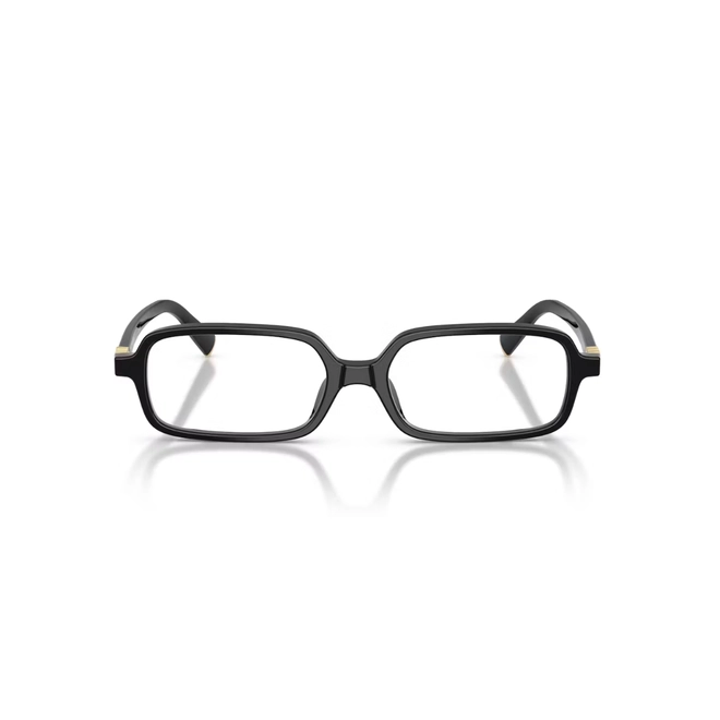 Óculos de Grau Miu Miu 0MU 01YV 16K1O153 Acetato Preto 2