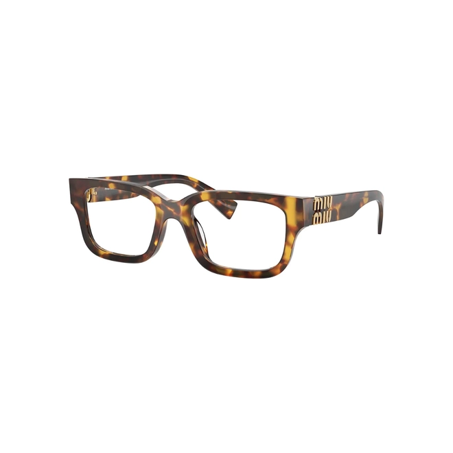 Óculos de Grau Miu Miu 0MU 02YV 14L1O153 Acetato Marrom Mesclado 1