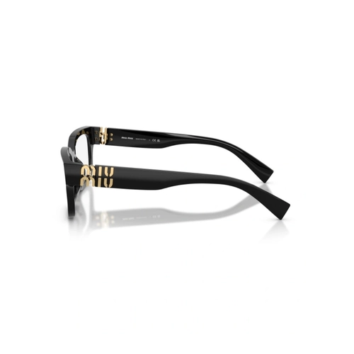 Óculos de Grau Miu Miu 0MU 02YV 16K1O153 Acetato Preto
