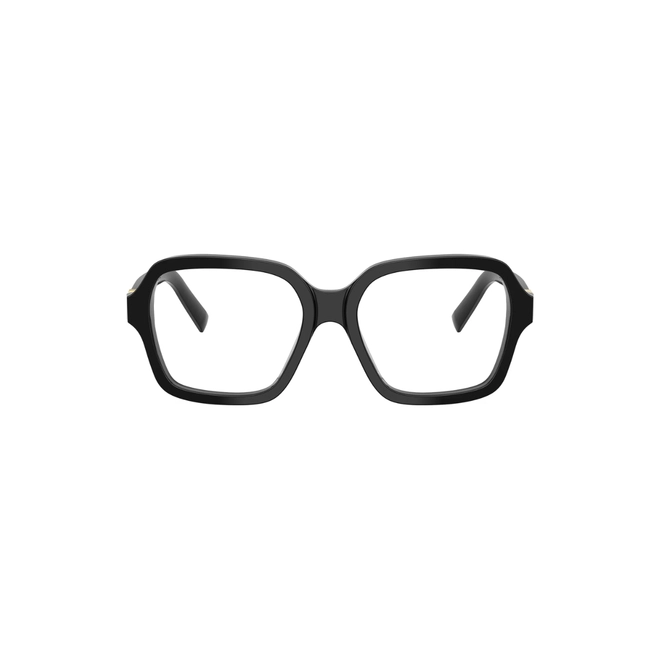 Óculos de Grau Miu Miu 0MU 03YV 16K1O154 Acetato Preto 2