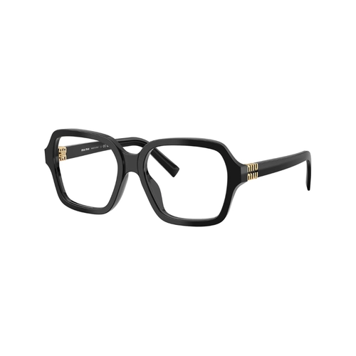 Óculos de Grau Miu Miu 0MU 03YV 16K1O154 Acetato Preto