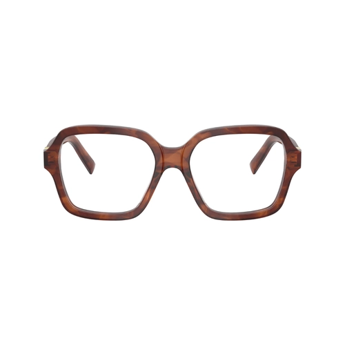 Óculos de Grau Miu Miu 0MU 03YV 26E1O154 Acetato Marrom Mesclado