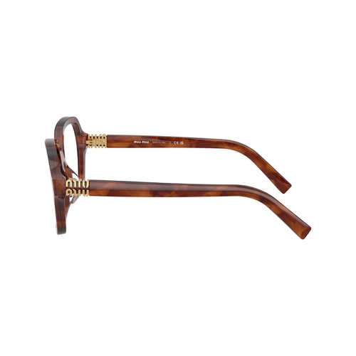 Óculos de Grau Miu Miu 0MU 03YV 26E1O154 Acetato Marrom Mesclado