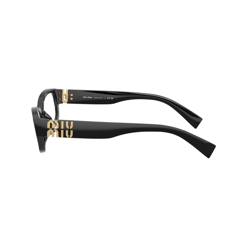Óculos de Grau Miu Miu 0MU 04YV 16K1O154 Acetato Preto