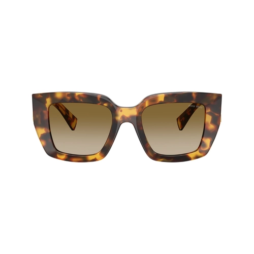 Óculos de Sol Miu Miu 0MU B05S 14L20U51 Acetato Marrom Mesclado com lentes na cor Marrom Degradê