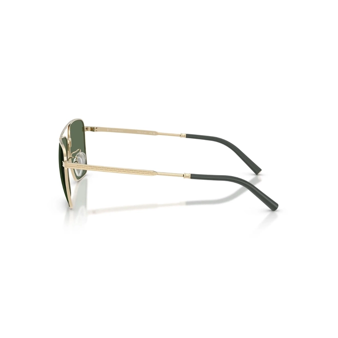 Óculos de Sol Oliver Peoples 0OV1362S 52459A56 Metal Dourado com lentes na cor Verde Polarizado 4