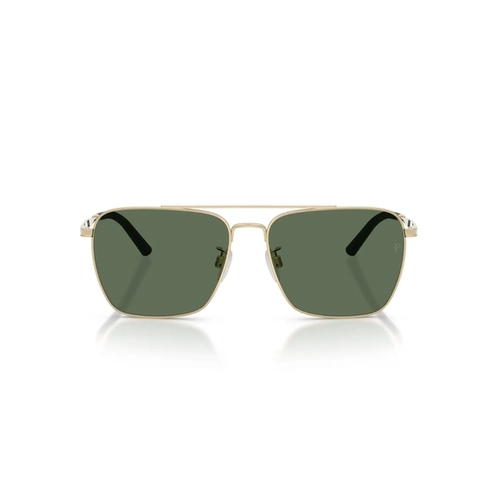 Óculos de Sol Oliver Peoples 0OV1362S 52459A56 Metal Dourado com lentes na cor Verde Polarizado