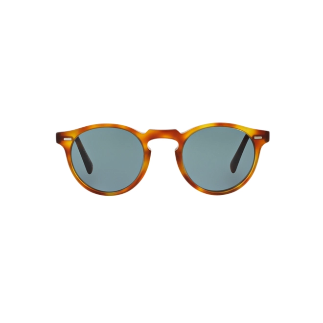 Óculos de Sol Oliver People Gregory Peck 0OV5217S 1483R850 Acetato Marrom Mesclado com lentes na cor Azul Fotocromático 2