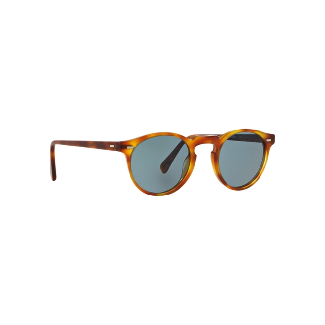 Óculos de Sol Oliver People Gregory Peck 0OV5217S 1483R850 Acetato Marrom Mesclado com lentes na cor Azul Fotocromático 3