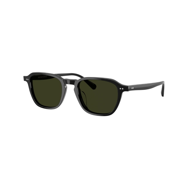 Óculos de Sol Oliver Peoples 0OV5598SU 1731P150 Acetato Preto com lentes na cor Verde Polarizado 1