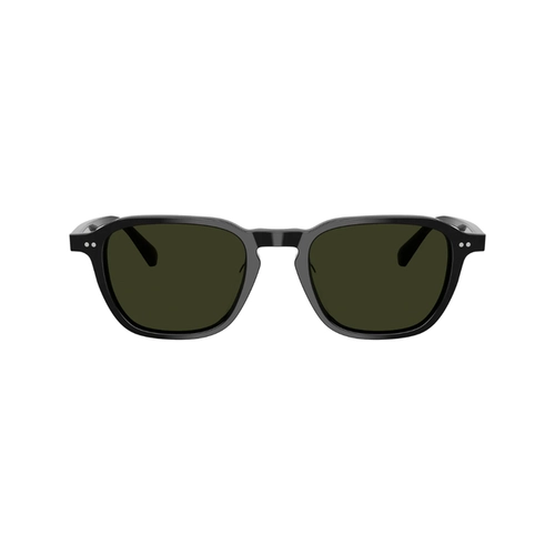 Óculos de Sol Oliver Peoples 0OV5598SU 1731P150 Acetato Preto com lentes na cor Verde Polarizado
