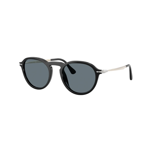 Óculos de Sol Persol 0PO3383S 95/3R 54 Acetato Preto com lentes na cor Cinza Escuro Polarizado