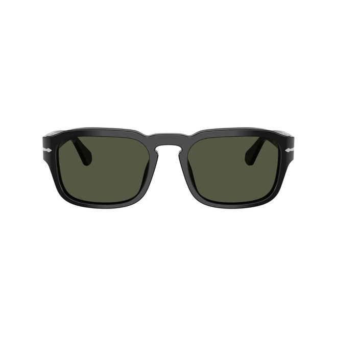 Óculos de Sol Persol 0PO3386S 95/31 56 Acetato Preto com lentes na cor Verde 2