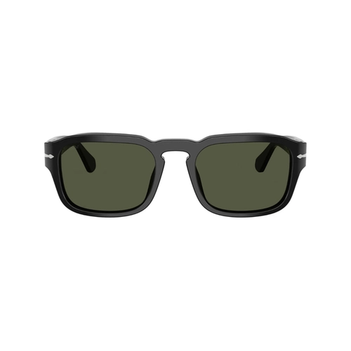 Óculos de Sol Persol 0PO3386S 95/31 56 Acetato Preto com lentes na cor Verde