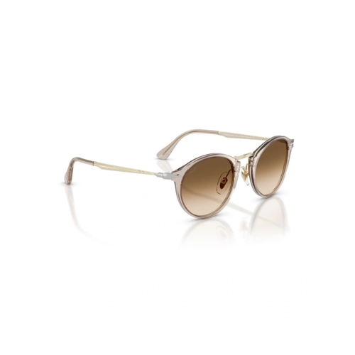 Óculos de Sol Persol 0PO3166S 12405151 Acetato Marrom Transparente com lentes na cor Marrom Degradê