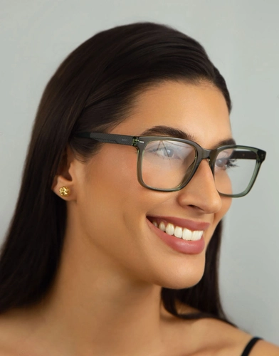Óculos de Grau Hugo BOSS 1841 IED 5519 R Acetato Verde