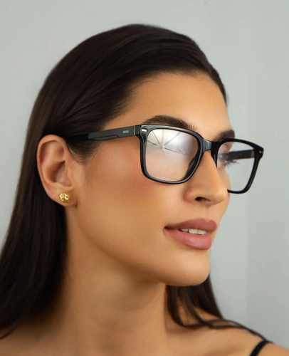 Óculos de Grau Hugo BOSS 1841 807 5519 R Acetato Preto