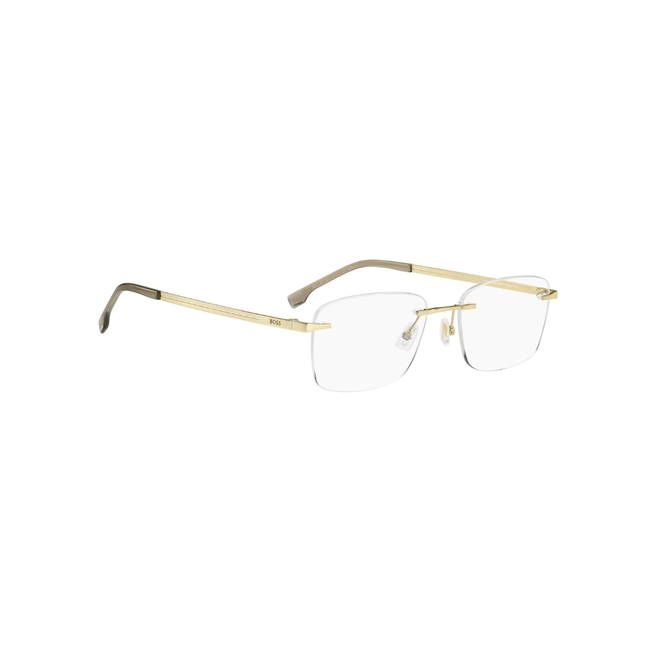 Óculos de Grau Hugo BOSS 1873/F J5G 5718 Titânio Dourado 3