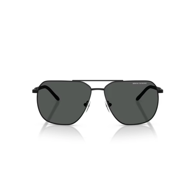 Óculos de Sol Armani Exchange 0AX2057S 60008759 Metal Preto com lentes na cor Cinza 2