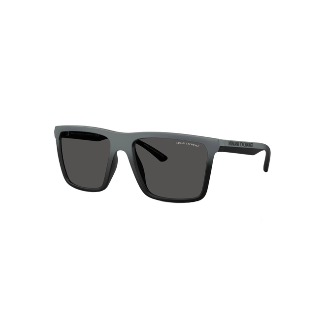 Óculos de Sol Armani Exchange 0AX4162SU 83888757 Acetato Cinza Degradê com lentes na cor Cinza 1