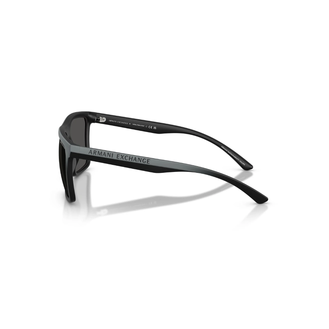 Óculos de Sol Armani Exchange 0AX4162SU 83888757 Acetato Cinza Degradê com lentes na cor Cinza 3