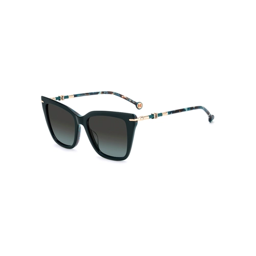 Óculos de Sol Carolina Herrera HER 0351/G/S G8J 5417 S Acetato Preto e Azul Mesclado com lentes na cor Cinza Degradê