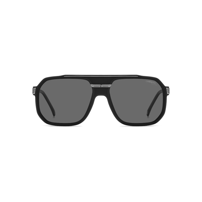 Óculos de Sol CARRERA 1077/S RZZ 60M9 S Acetato Preto Fosco com lentes na cor Cinza Polarizado 2