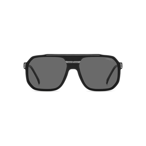 Óculos de Sol CARRERA 1077/S RZZ 60M9 S Acetato Preto Fosco com lentes na cor Cinza Polarizado