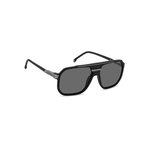 Óculos de Sol CARRERA 1077/S RZZ 60M9 S Acetato Preto Fosco com lentes na cor Cinza Polarizado