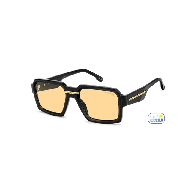 Óculos de Sol Carrera VICTORY C 15/S 807 554A S Eco Poliamida Preto com lentes na cor Amarelo Fotocromático 1