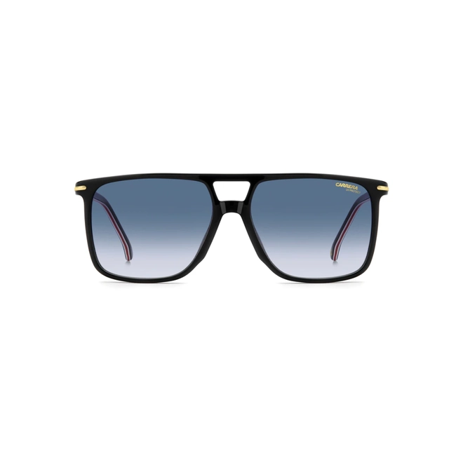 Óculos de Sol CARRERA 366/S OIT 5908 S Acetato Preto com lentes na cor Azul Degradê 2