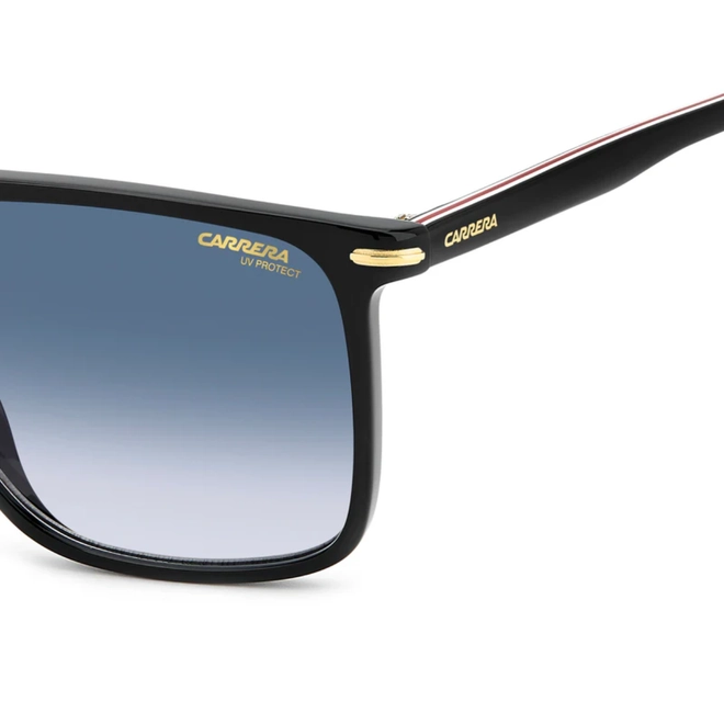Óculos de Sol CARRERA 366/S OIT 5908 S Acetato Preto com lentes na cor Azul Degradê 3