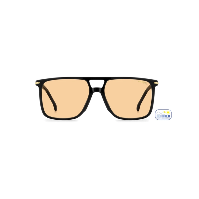 Óculos de Sol CARRERA 366/S 807 59Q6 S Acetato preto com lentes na cor Laranja Fotocromático 3