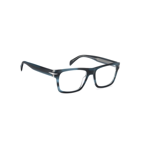 Óculos de Grau David Beckham DB 7155 BAV 5538 R Acetato Azul Listrado Transparente