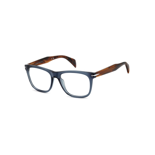 Óculos de Grau David Beckham DB 1208 4FK 5417 Acetato Azul e Marrom 1