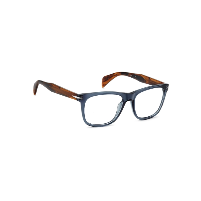Óculos de Grau David Beckham DB 1208 4FK 5417 Acetato Azul e Marrom 3