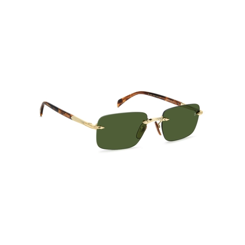 Óculos de Sol David Beckham DB 1195/S T5U 57QT Metal Dourado com lentes na cor Verde