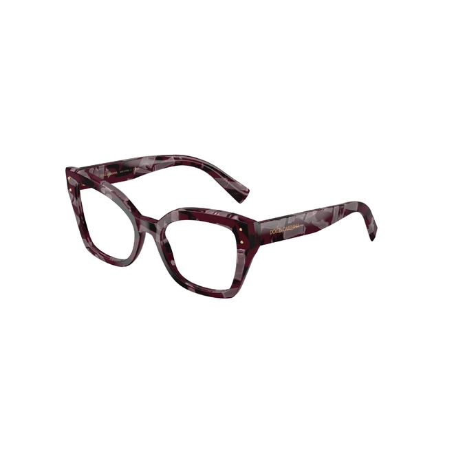 Óculos de Grau Dolce & Gabbana 0DG3386 3464 53 Acetato Roxo Mesclado 1