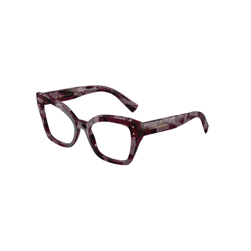 Óculos de Grau Dolce & Gabbana 0DG3386 3464 53 Acetato Roxo Mesclado