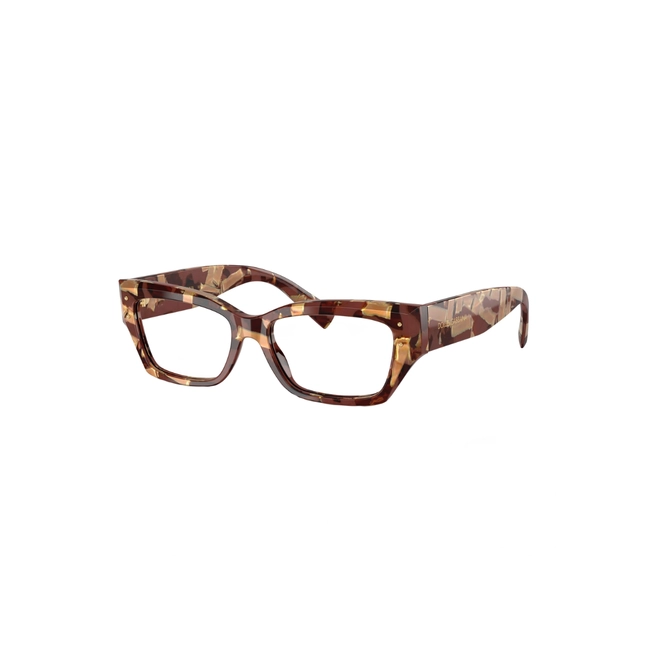 Óculos de Grau Dolce & Gabbana 0DG3387 3462 53 Acetato Marrom Mesclado 1