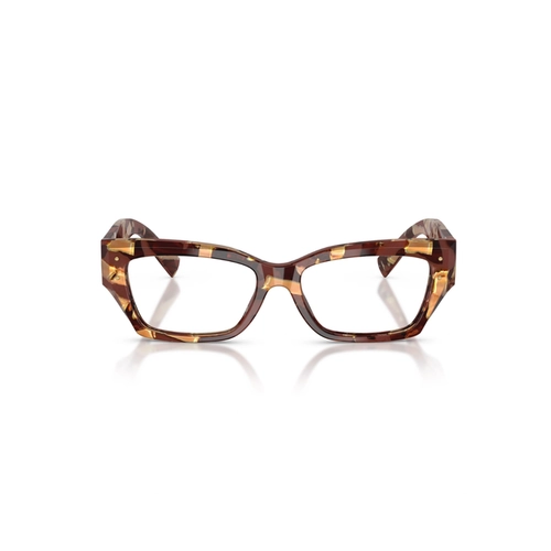 Óculos de Grau Dolce & Gabbana 0DG3387 3462 53 Acetato Marrom Mesclado