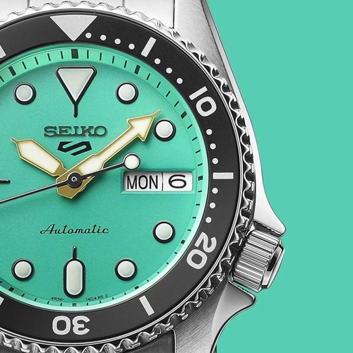 Relógio Seiko 5 Sports SKX Reduced Automático - SRPK33B1 F1SX Verde