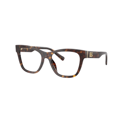 Óculos de Grau Dolce & Gabbana 0DG3430 502 55 Acetato Marrom Mesclado