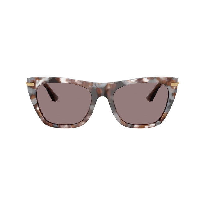 Óculos de Sol Dolce & Gabbana 0DG4511 34457N55 Acetato Cinza Mesclado com lentes na cor Roxo 2