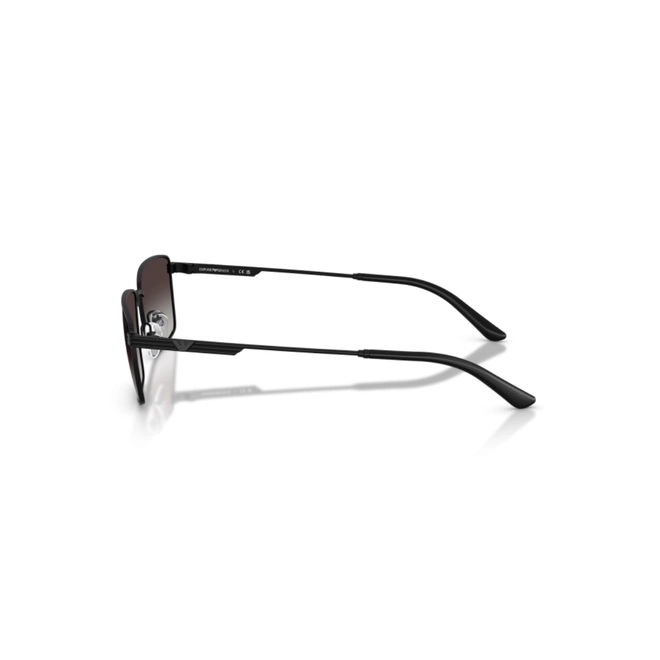 Óculos de Sol Emporio Armani 0EA2169 30018G57 Metal Preto com lentes na cor Cinza Degradê 3