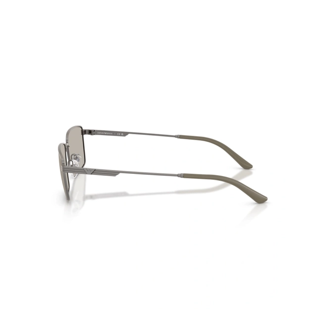 Óculos de Sol Emporio Armani 0EA2169 3425/357 Metal Prata com lentes na cor Cinza 3