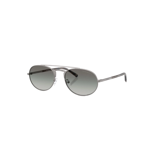Óculos de Sol Emporio Armani 0EA2171 30031157 Metal Prata com lentes na cor Cinza Degradê