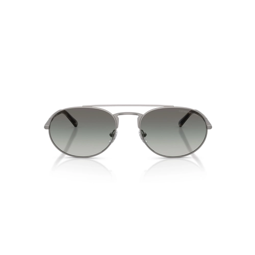 Óculos de Sol Emporio Armani 0EA2171 30031157 Metal Prata com lentes na cor Cinza Degradê